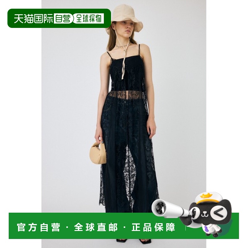 日本直邮MOUSSY 女士蕾丝吊带连衣裙 010HA6337381尼龙