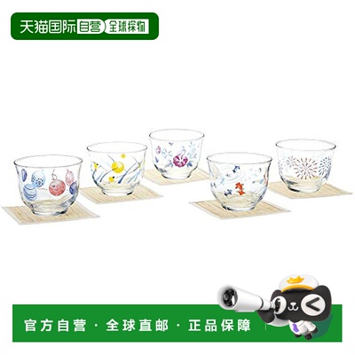 【日本直邮】TOYO SASAKI GLASS东洋佐佐木夏之诗冷茶玻璃杯12组2
