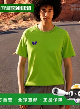 日本直邮Butterfly 男女胜利 T恤乒乓球服短袖Butterfly 46420