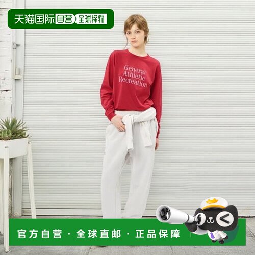 1h可退 日本直邮THE NORTH FACE GAR文字印花长袖T恤 中性款 北面