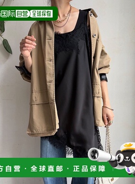 1h可退 日本直邮DouDou 女装 不对称设计蕾丝吊带衫 DDZ1052304A0