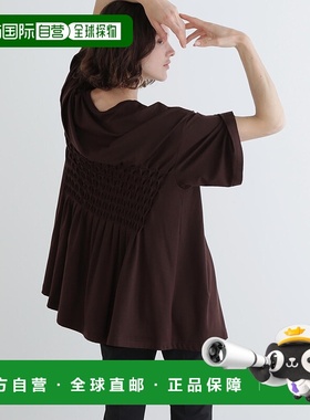 1h可退 日本直邮LE PHIL 女士刺绣拼接大号T恤 5345260603