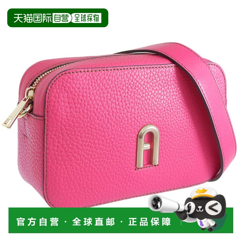 日本直邮Furla 包 女士单肩包 Outlet 皮革粉色 PRIMULA 斜挎包迷