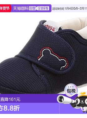 【日本直邮】MIKIHOUSE 预步鞋 10-9380-450 深蓝色 11.0 cm 2E