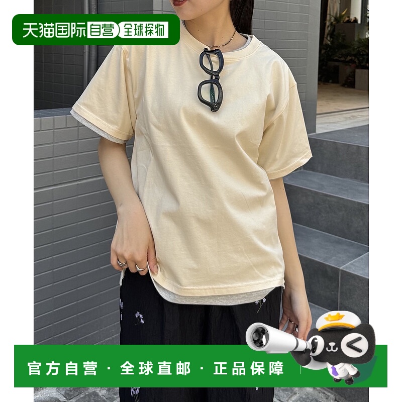 1h可退 日本直邮WILLOW 女士拼色刺绣套装T恤 TYZ1051506A0003