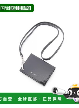 日本直邮中古YSL圣罗兰男S级99新card case卡包牛皮卡包黑色