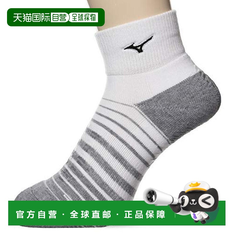 【日本直邮】美津浓 排球服饰BIO GEARSONIC袜子 短款 白色23-25