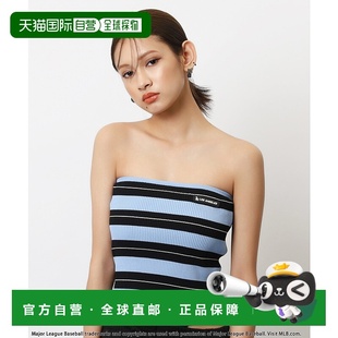 FIELD女士夏季 1h可退 THE 条纹针织背心两穿设计 日本直邮BACK