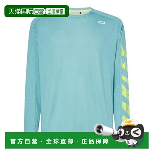 日本直邮OAKLEY SLANT标志印花长袖T恤 [FOA408265-6GB] 男士T恤
