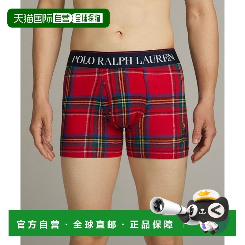 1h可退 日本直邮Polo Ralph Lauren男装假日熊刺绣短款盒裤 RM3C1