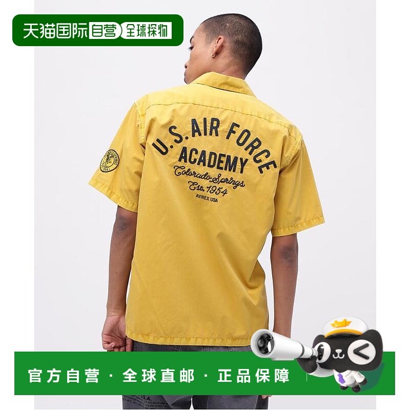 日本直邮AVIREX 褪色半袖工作衬衫[速干] 衬衫AV1129EM025259