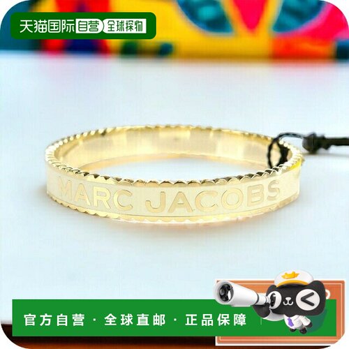 日本直邮Marc Jacobs 女士手镯 金属 J105MT7PF22 乳白色 白色 珠