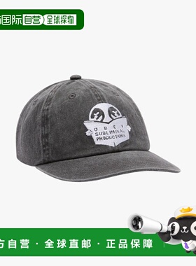 1h可退 日本直邮OBEY 男女同款 六片帽型 水洗棉质 搭扣调节棒球