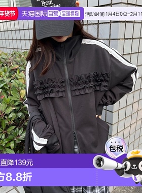 1h可退 日本直邮WC 女士 拉链连帽外套 侧边条纹设计 WC26SP01L00