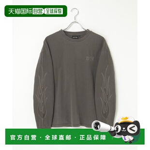 1h可退 日本直邮THRASHER 男装 宽松版型 猪仔印花半袖T恤 刺绣设