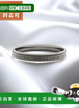 日本直邮Daniel Wellington 经典戒指 深灰色 62 戒指配饰 指环 D