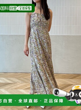 1h可退 日本直邮eimy istoire 女士花卉图案绑带吊带连衣裙 11234