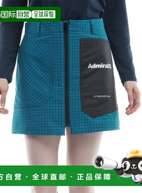 日本直邮Admiral GOLF 女士防风前拉链高尔夫短裙 ADLA292 高尔夫