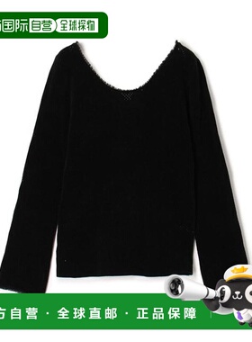 1h可退 日本直邮TOMORROWLAND 棉雪尼尔纱圆领套头衫针织