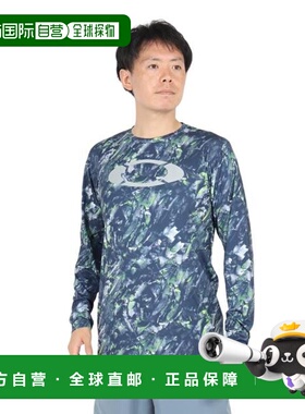 日本直邮OAKLEY 野球 Striking Qd 长袖图形T恤 6.0 FOA40710 棒T