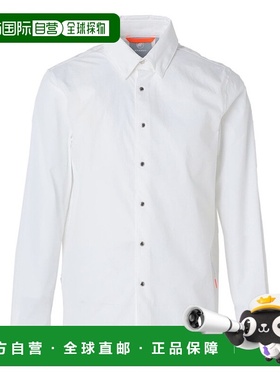 日潮跑腿MAMMUT猛犸象 Seon 长袖衬衫 AF 男式 白色 L