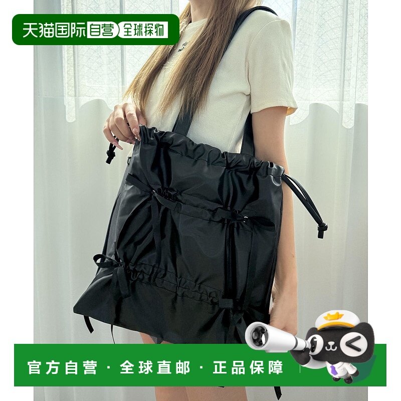 1h可退 日本直邮WEGO 女士系带束口手提包 WE25SS03SG0061新款