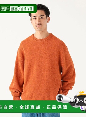 1h可退 日本直邮B:MING by BEAMS 男士宽松大针距羊毛圆领针织衫