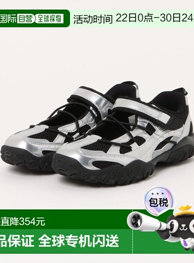 日本直邮FILA 女士 复古户外风运动鞋ECHAPPE VC v2黑银配色 7119