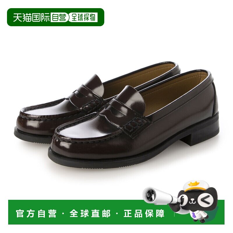 日本直邮HARUTA乐福鞋女士轻便单鞋低跟皮鞋女鞋制服舒适百搭4505图片