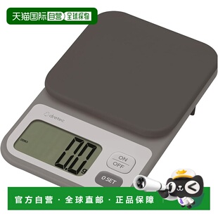 【日本直邮】Dretec 电子秤 日本制造 2kg/0.1g 单位 皮重 大屏幕