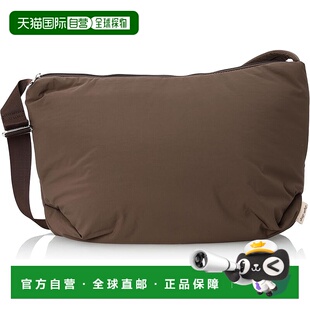 【日本直邮】Legato Largo阿耐洛 单肩包 女式A4船形包 棕色