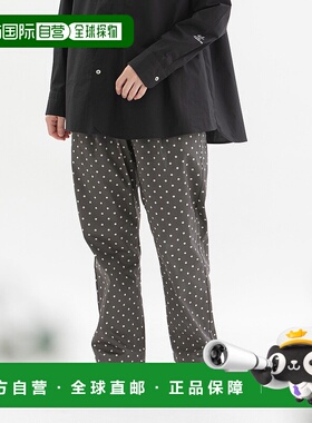 1h可退 日本直邮nop de nod 女士棉质缎面随机圆点宽松修身长裤 2