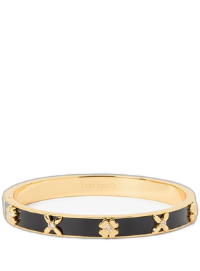 1h可退 日本直邮kate spade new york花卉主题镶钻铰链手镯 KH667