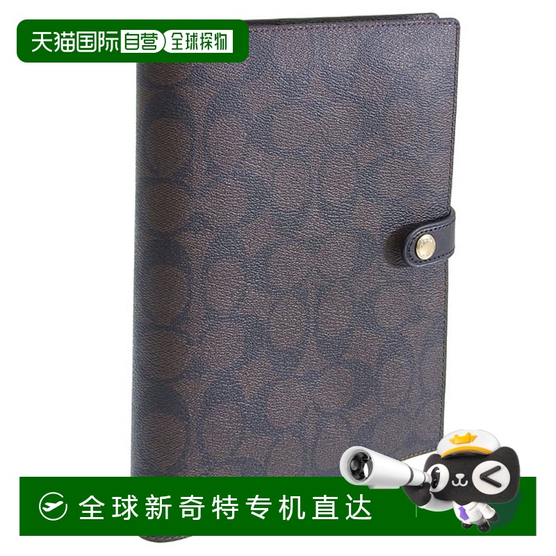 日本直邮Coach 配件 男士 女士 笔记本保护套 Outlet 棕色 SIG NT