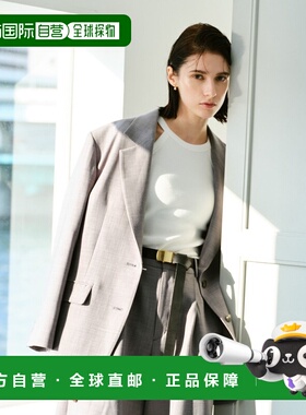 1h可退 日本直邮allureville 女士oversize风格双排扣外套 202510