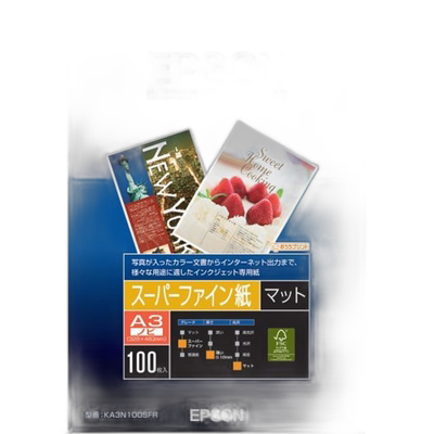 【日本直邮】爱普生精细复印纸 A3 NOBI 100枚 KA3N100SFR
