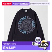 日本直邮6 HOLD ROKU 1h可退 女士宽松长袖 T恤 YOUR GROUND印花设