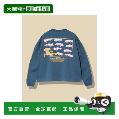 日本直邮日潮 go slow caravan印花中长袖T恤 女702581040038北面