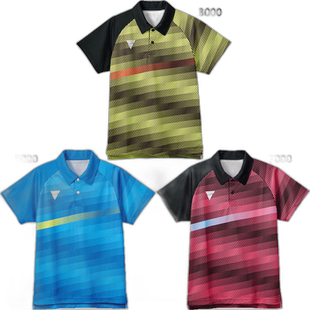 日本直邮 JTTA官方认可VICTAS有领比赛衬衫V-GS305乒乓球服上衣吸