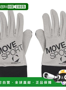 日本直邮Descente 轻弹力防寒手套 M-L码 ST5FGV50U GY00 灰色