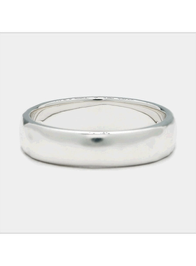 日本直邮日潮 agete 阿卡朵 银戒指（L）礼物情侣戒银色刻字简约