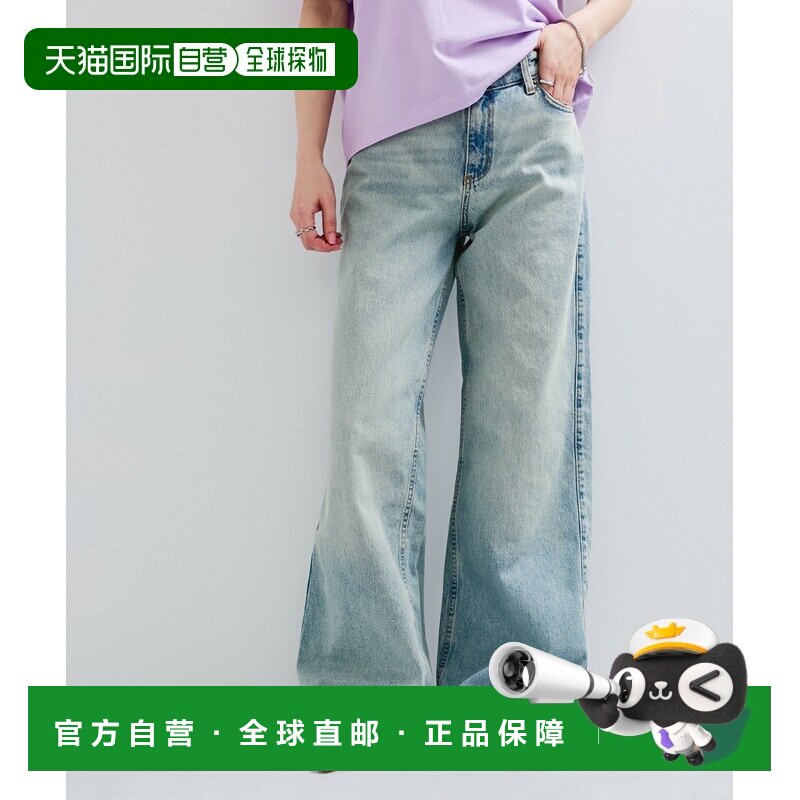日本直邮GUESS 女士宽松直筒牛仔裤 2025CGUS3510【付后1h可退】