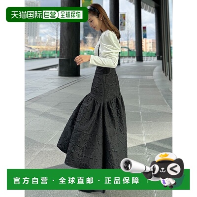 1h可退 日本直邮ST.ROONEY 女装 高腰宽松背带半身长裙 侧边拉链