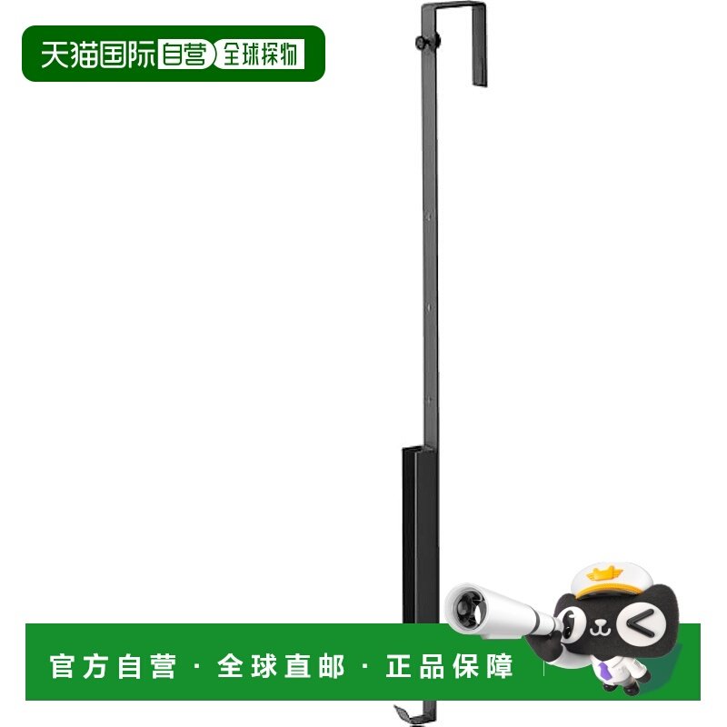 【日本直邮】山崎实业 折叠挂钩 蒸汽熨衣挂架 黑 tower系