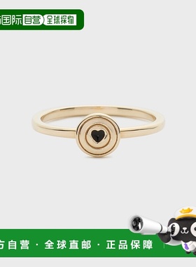 1h可退 日本直邮NOJESS 女士怀旧心形弓箭图案小指戒指 302521110