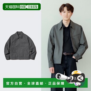 日潮跑腿UNIQLO优衣库男装女装休闲拉链上衣底特律夹克牛仔外套