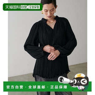 日本直邮LARUTA 2025AW新款 女装 衬衫 2WAY 褶皱垂感泡泡袖 1h可退