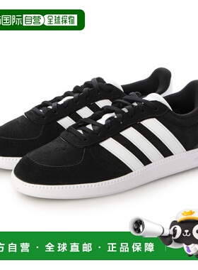 日本直邮阿迪达斯女士 Breaknet Sleek 麂皮运动鞋 IH5466（黑色/