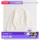 日本直邮官方授权 OLIVE des 1h可退 羽毛装 饰上衣毛衣