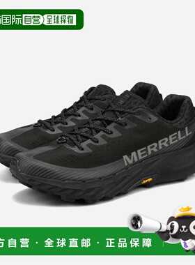 日本直邮MERRELL AGILITY PEAK 5 W 男士低帮运动鞋 黑色/黑色 (J